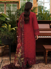 Kahf Premium Luxury Embroidered Lawn 3 Piece Unstitched Suit KHF24L KLE-4